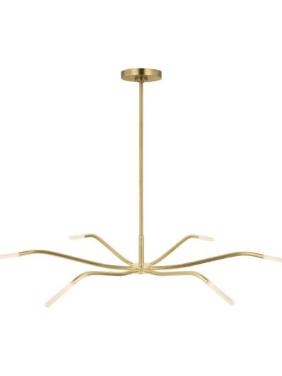 LED Brass Chandelier