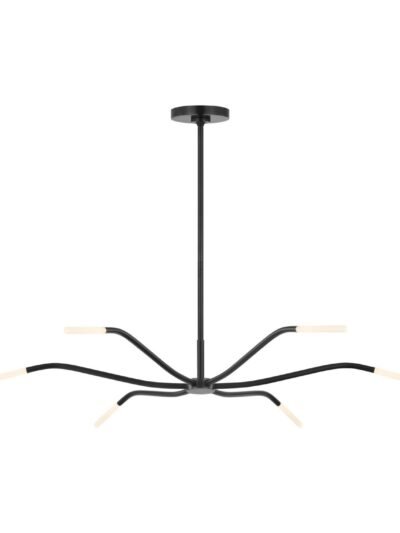 LED Brass Circular Chandelier