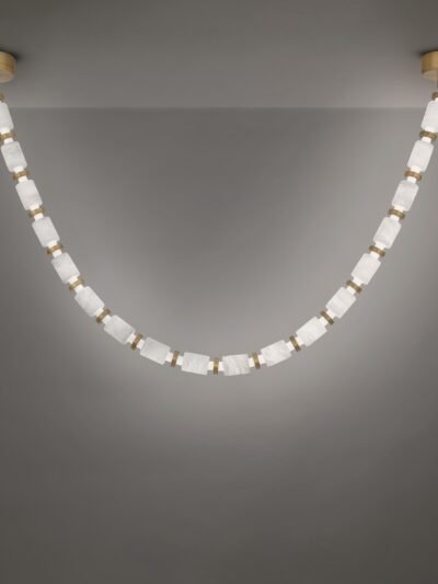 LED Alabaster Shade Chandelier