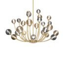 LED Art Glass Pendant Chandelier
