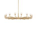 LED Alabaster Ring Chandelier
