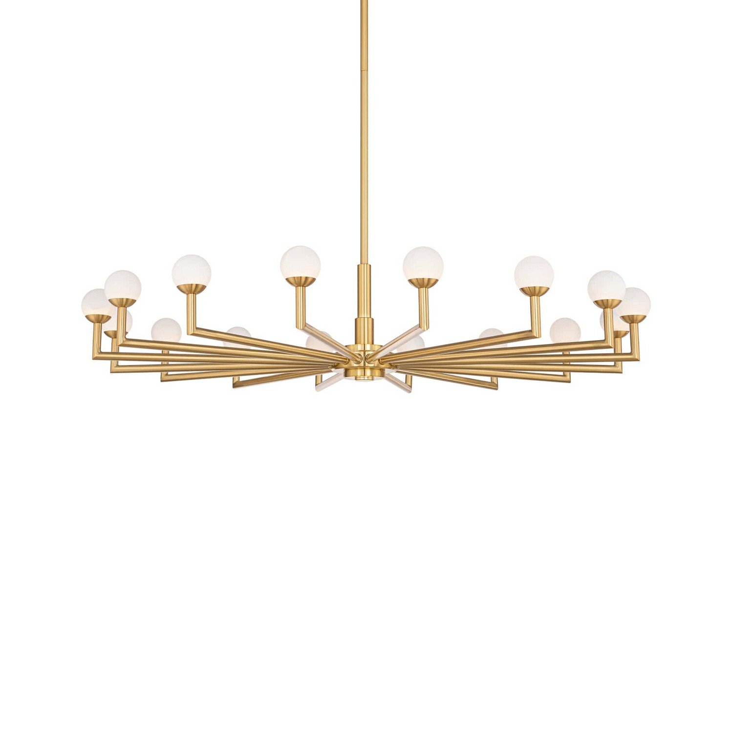 LED Alabaster Ring Chandelier