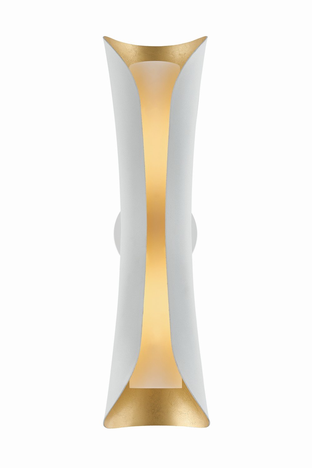 Two-Light Opal Matte Wall Sconce