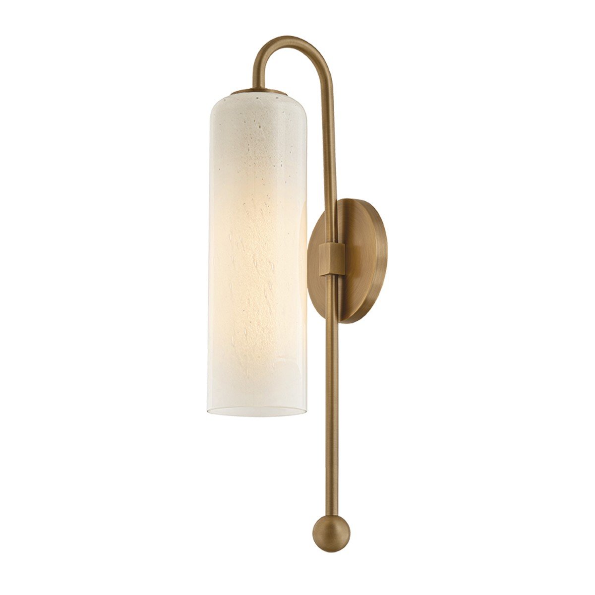 Seeded Cloud Glass Wall Sconce