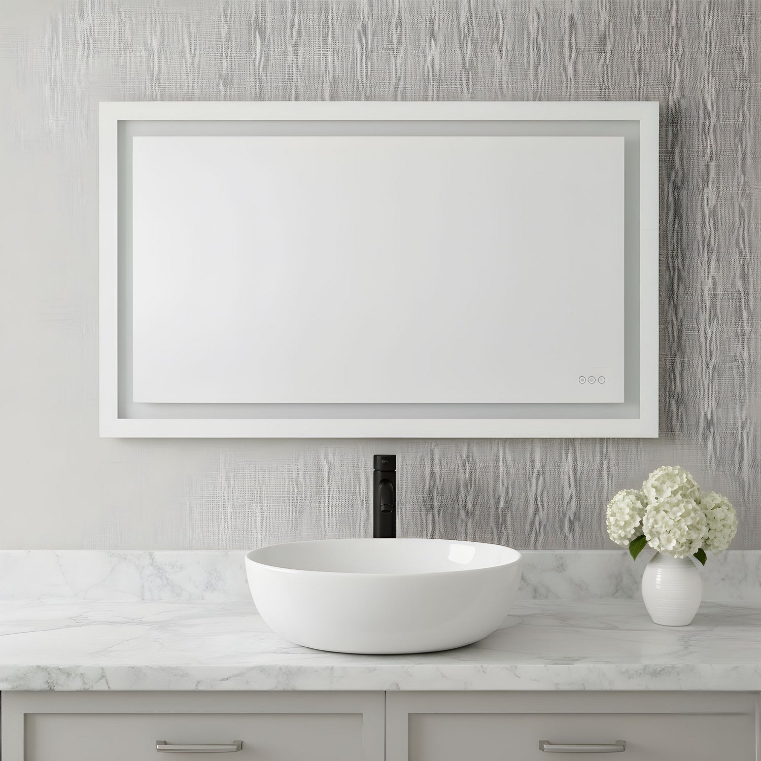 LED Large Lighted Mirror