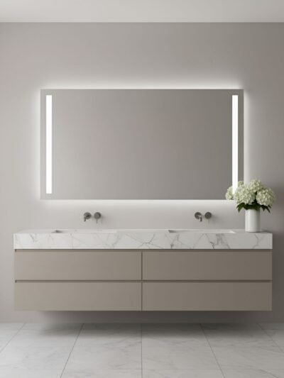 LED Linear Illuminated Mirror