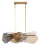 LED Geometric Linear Chandelier