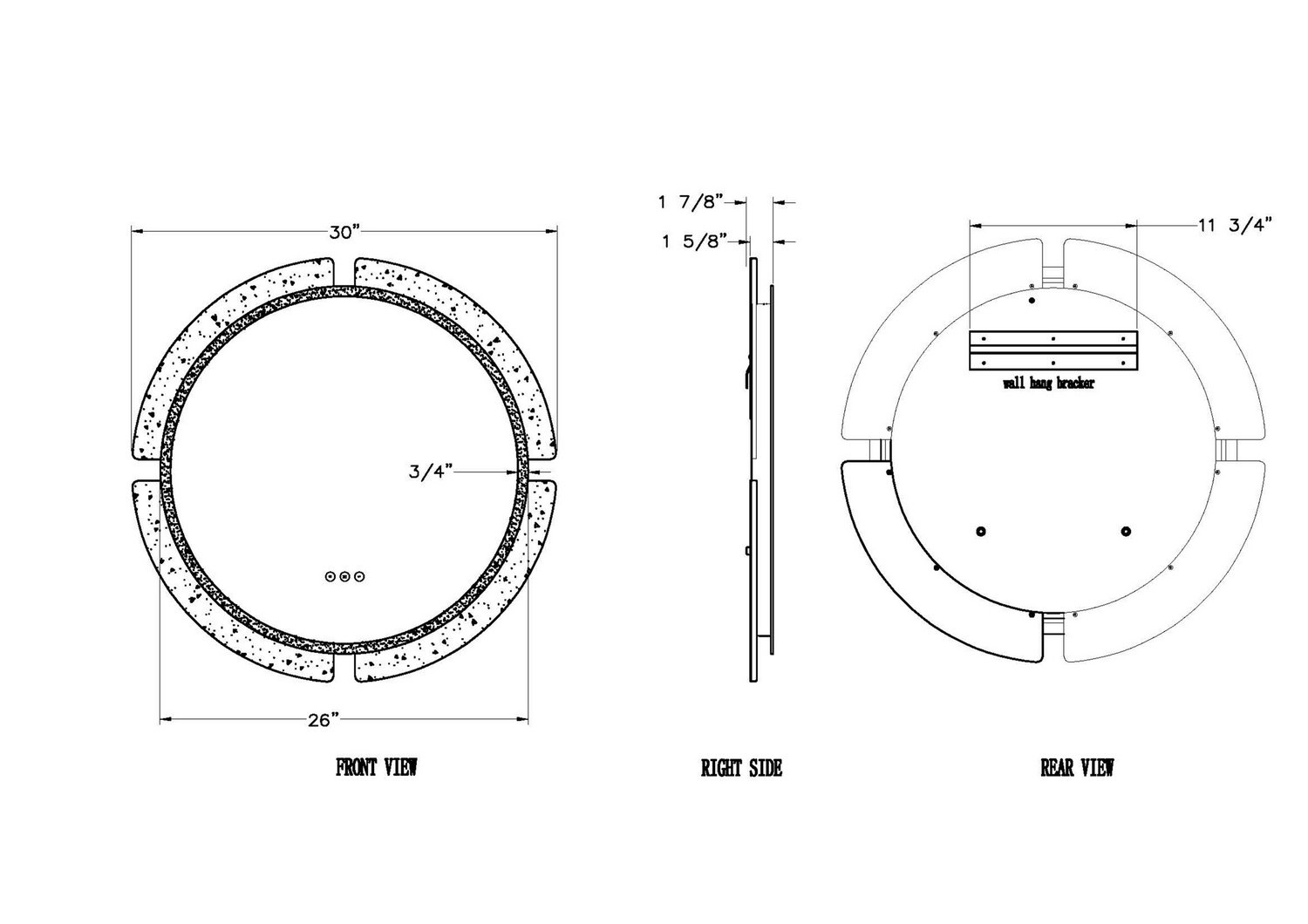 LED Round Bathroom Mirror - Image 9