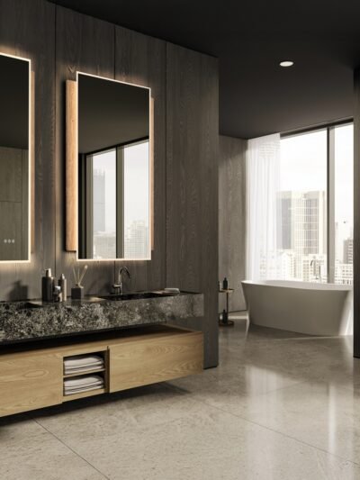 LED Vertical Bathroom Mirror