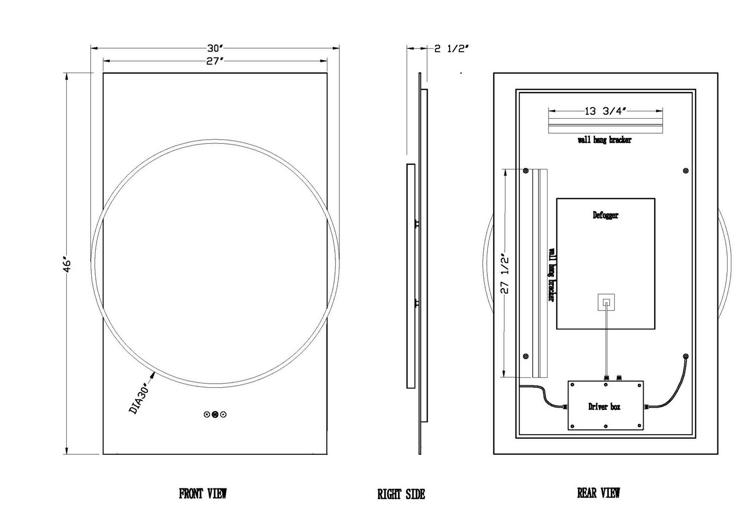 LED Illuminated Vanity Mirror - Image 12