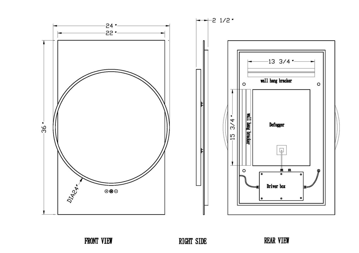 LED Framed Bathroom Mirror - Image 12