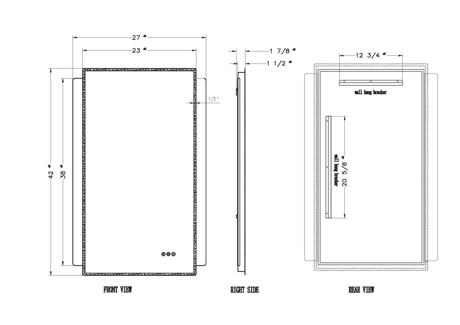 LED Rectangular Bathroom Mirror - Image 12