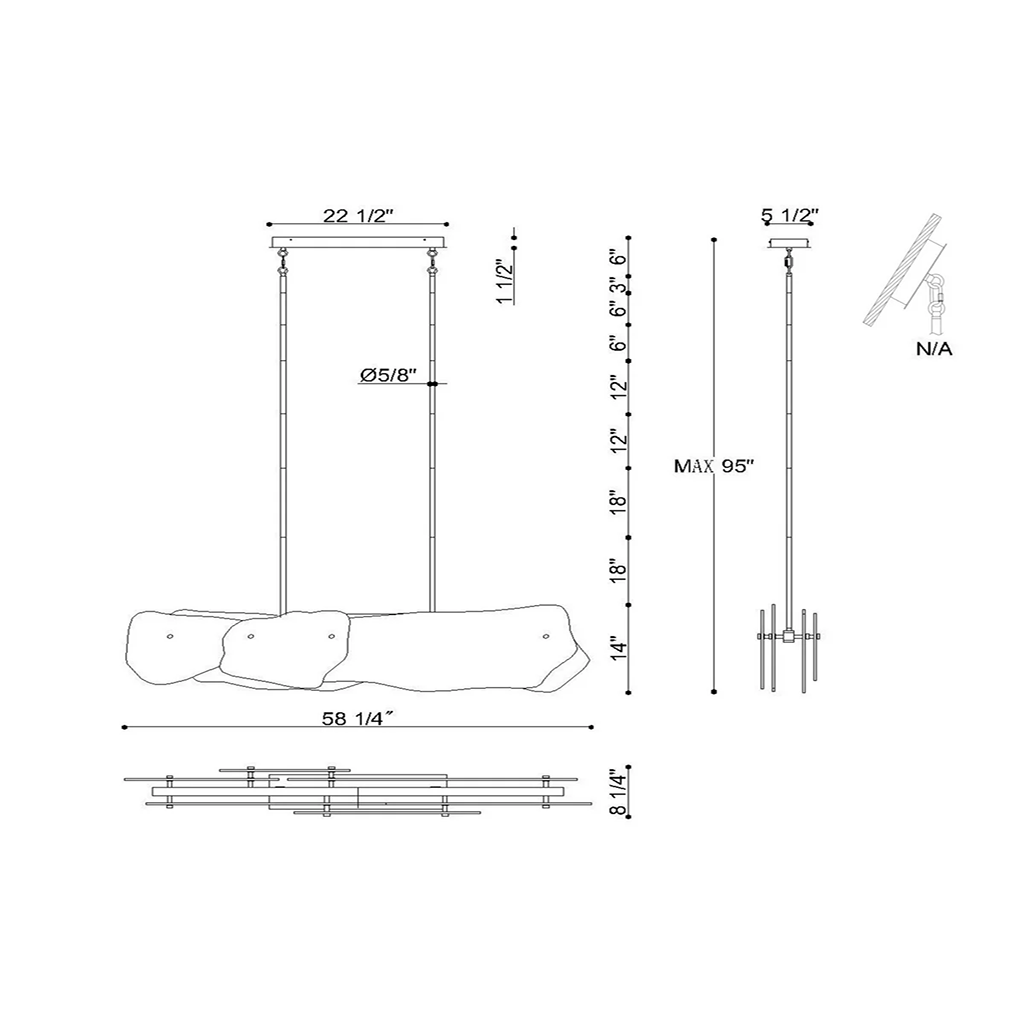 LED Contemporary Linear Light - Image 8