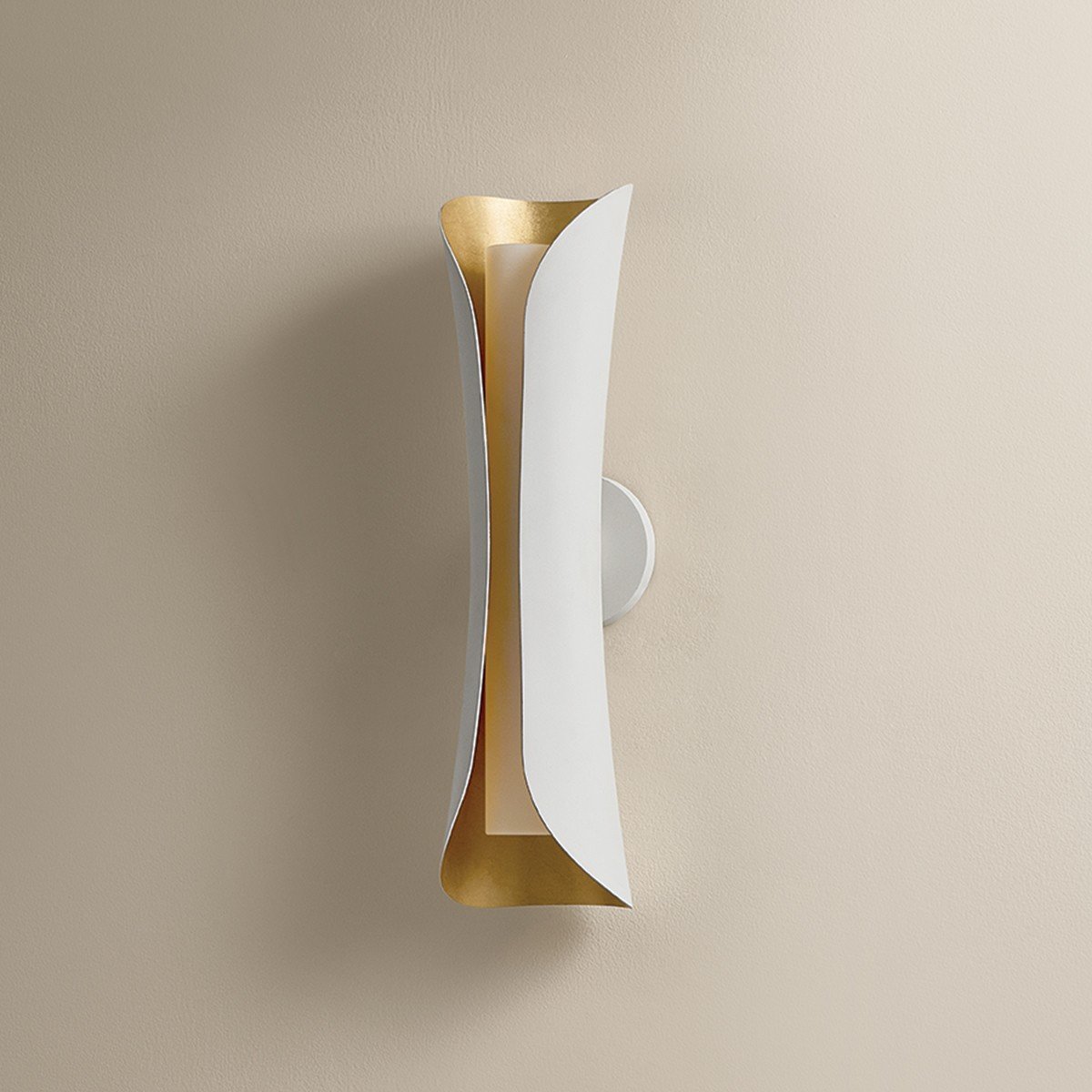 Two-Light Opal Matte Wall Sconce - Image 3