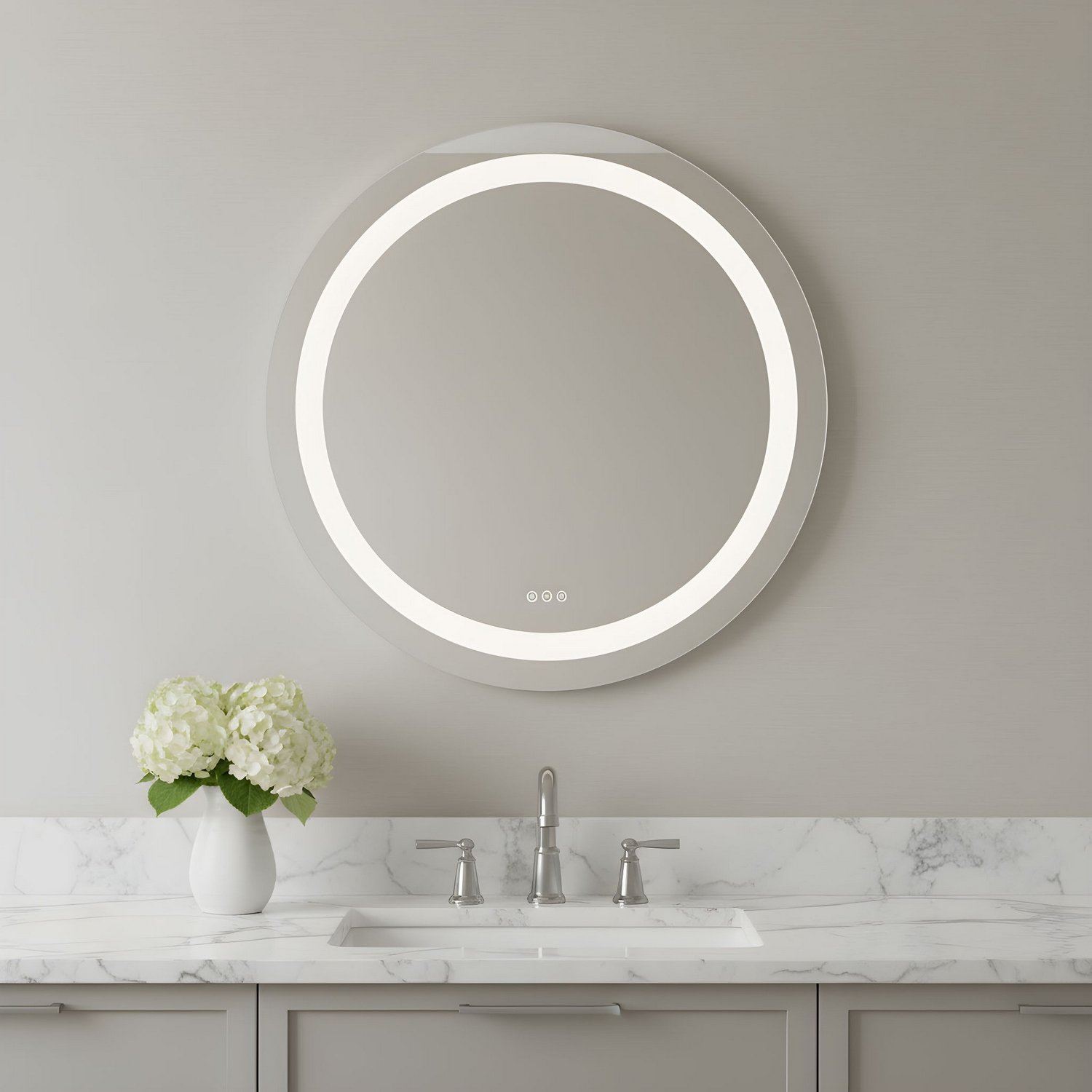 LED Smart Round Mirror