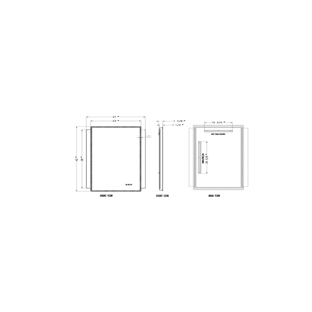 LED Vertical Bathroom Mirror - Image 13