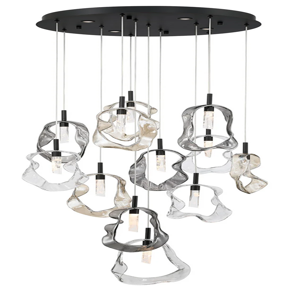 LED Organic Glass Pendant Light - Image 3