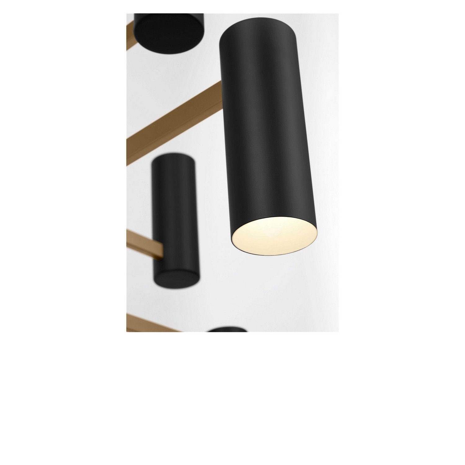 Eight-Light Metal Shade Chandelier - Image 5