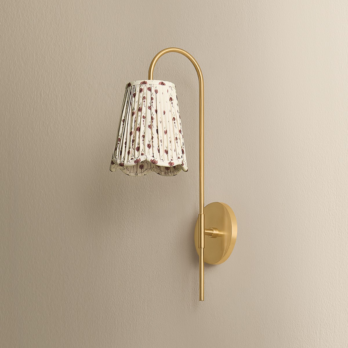 Printed Cotton One-Light Wall Sconce - Image 3