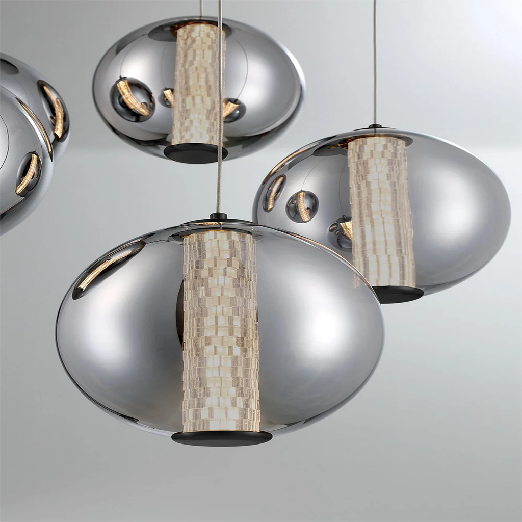 LED Globe Glass Chandelier - Image 2