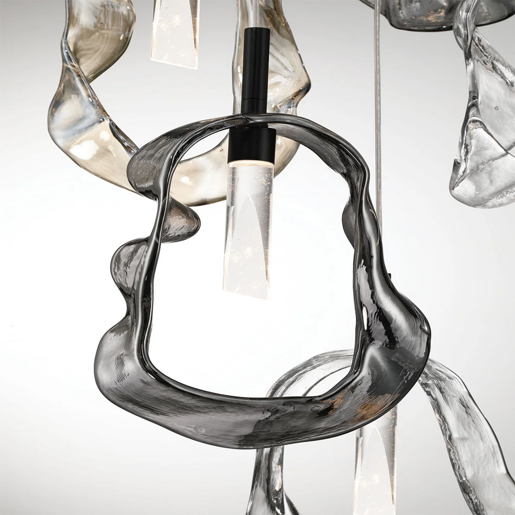 LED Organic Glass Pendant Light - Image 4