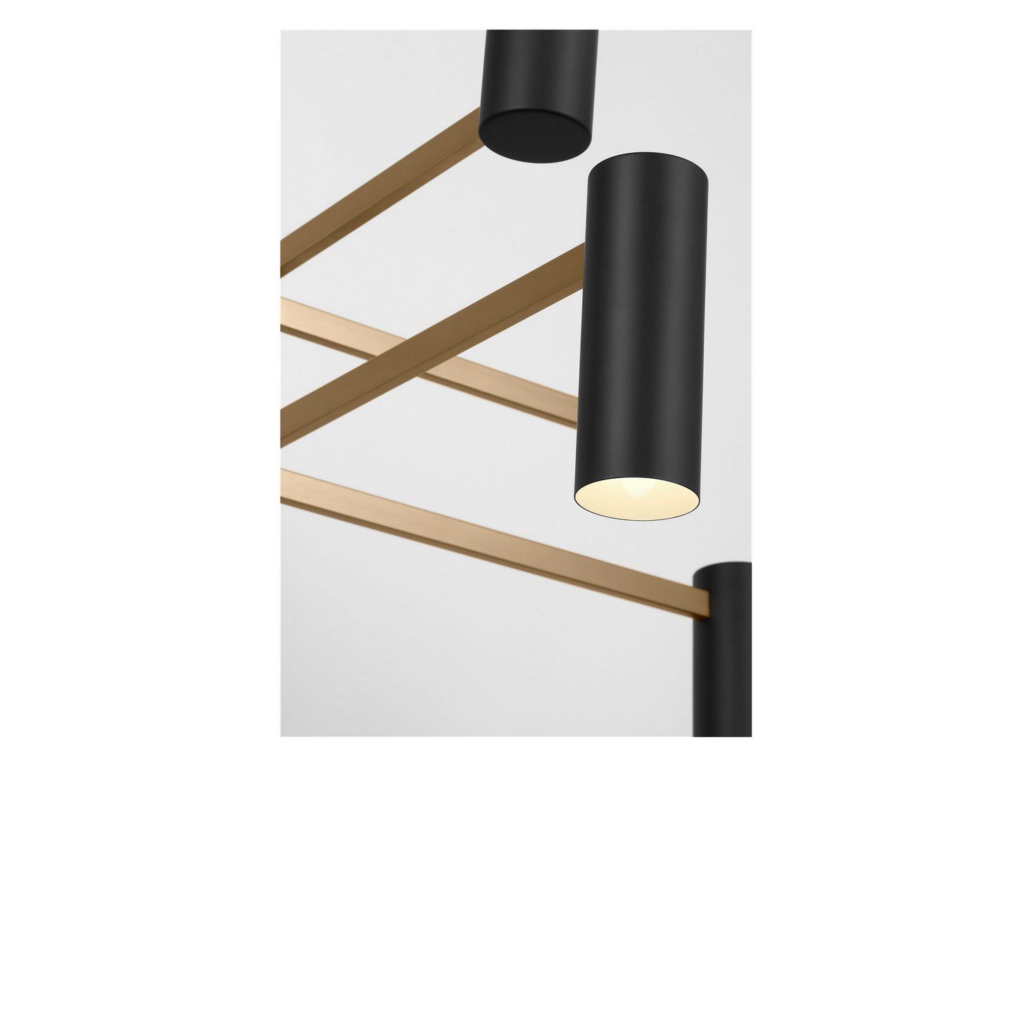 Eight-Light Metal Shade Chandelier - Image 6