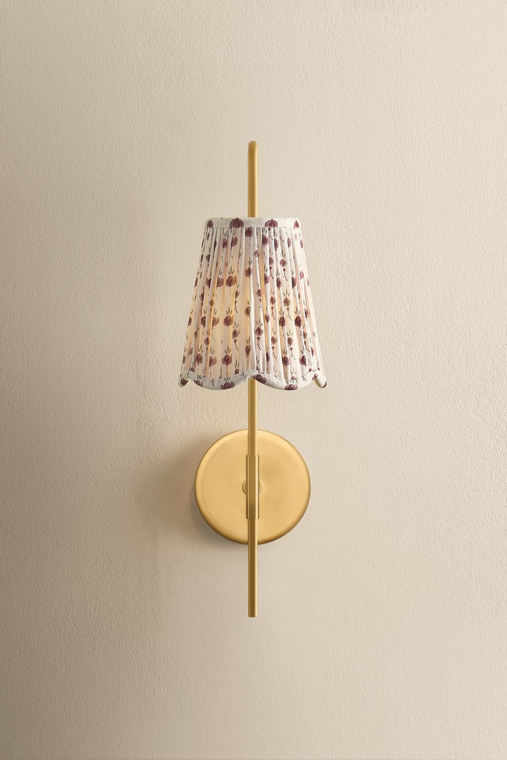 Printed Cotton One-Light Wall Sconce - Image 4