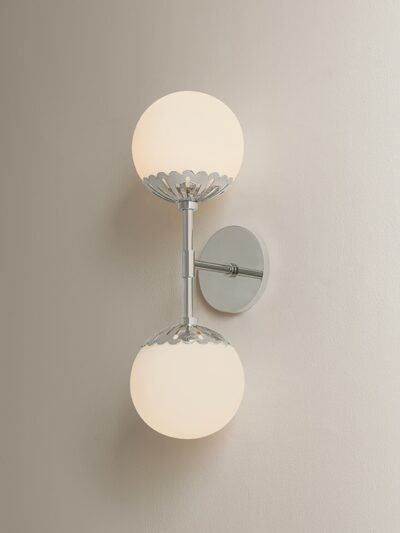 Opal Matte Dual-Light Wall Sconce