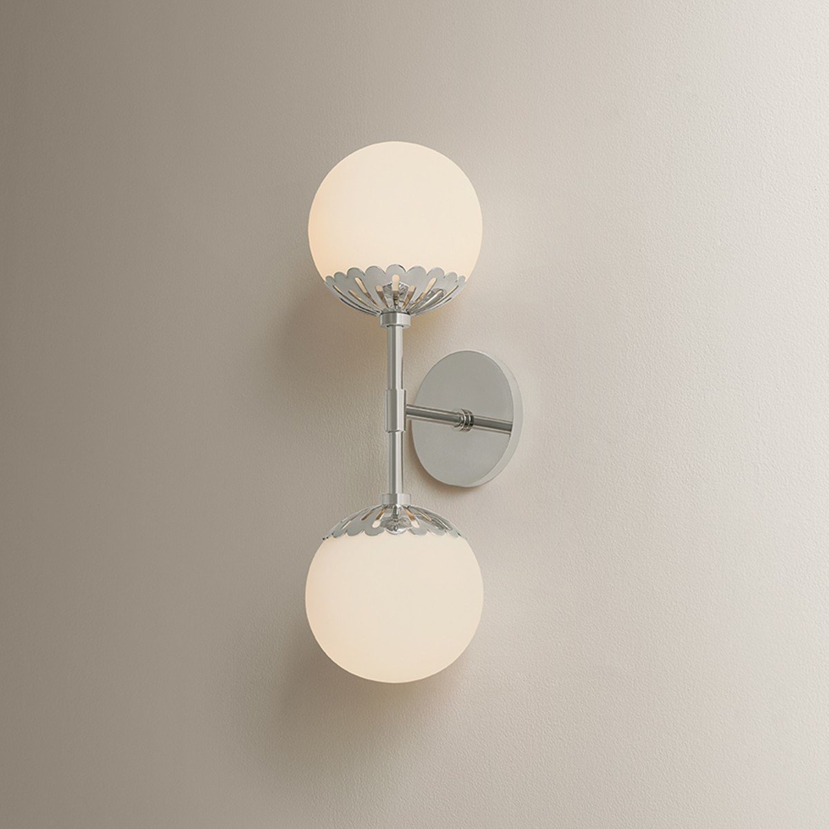 Opal Matte Dual-Light Wall Sconce