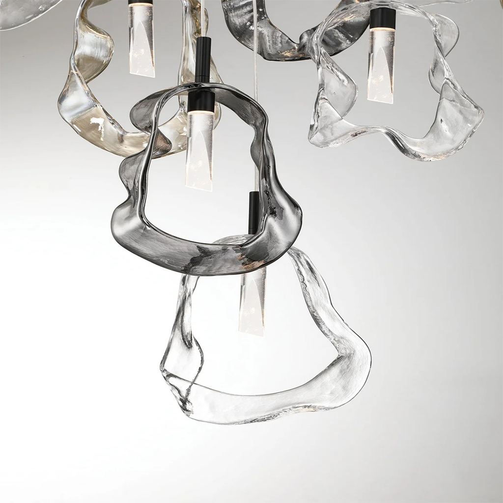 LED Organic Glass Pendant Light - Image 5