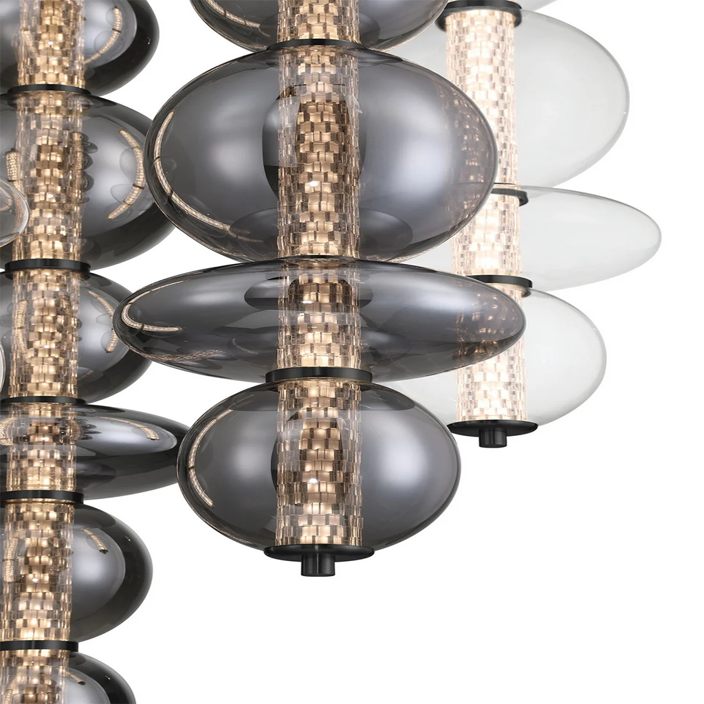 LED Globe Glass Chandelier - Image 2