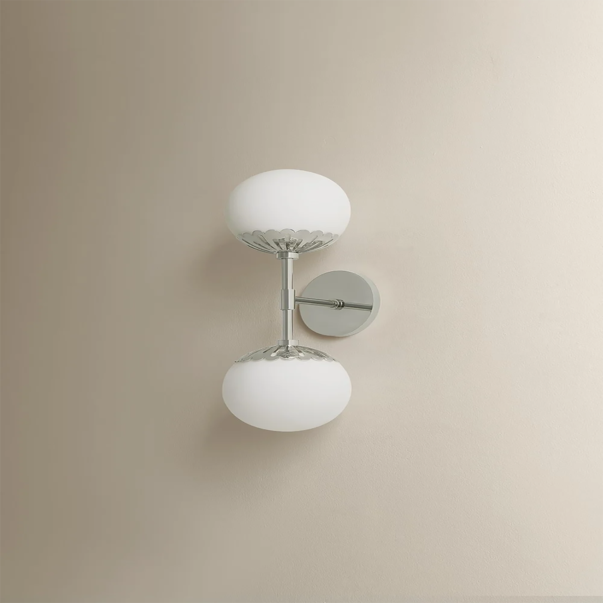 Opal Matte Dual-Light Wall Sconce - Image 2