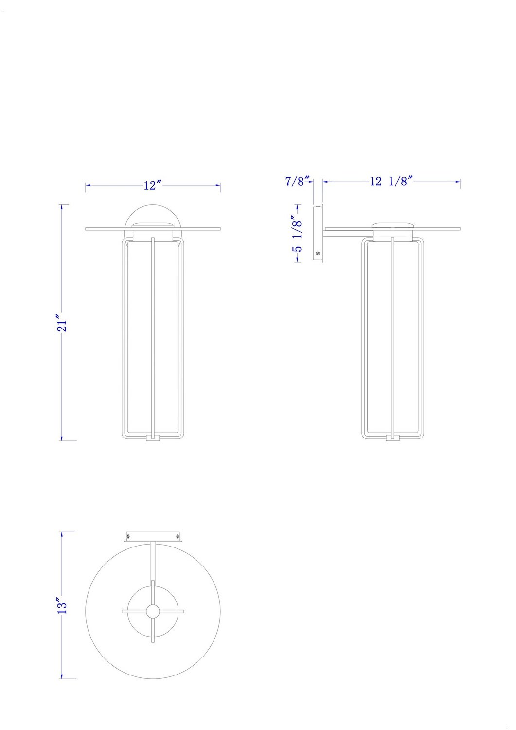 LED Outdoor Wall Sconce - Image 8