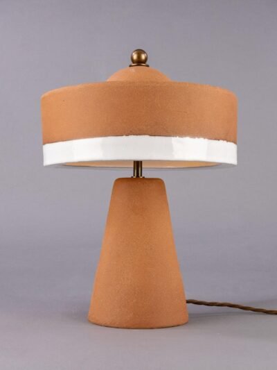 Seville Terracotta Ceramic Mid-Century Table Lamp