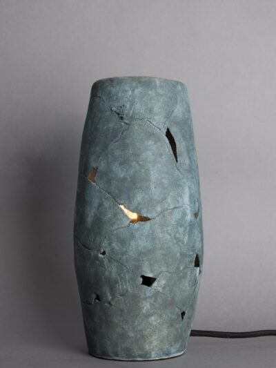 Carya Blue Earth Ceramic Table Lamp