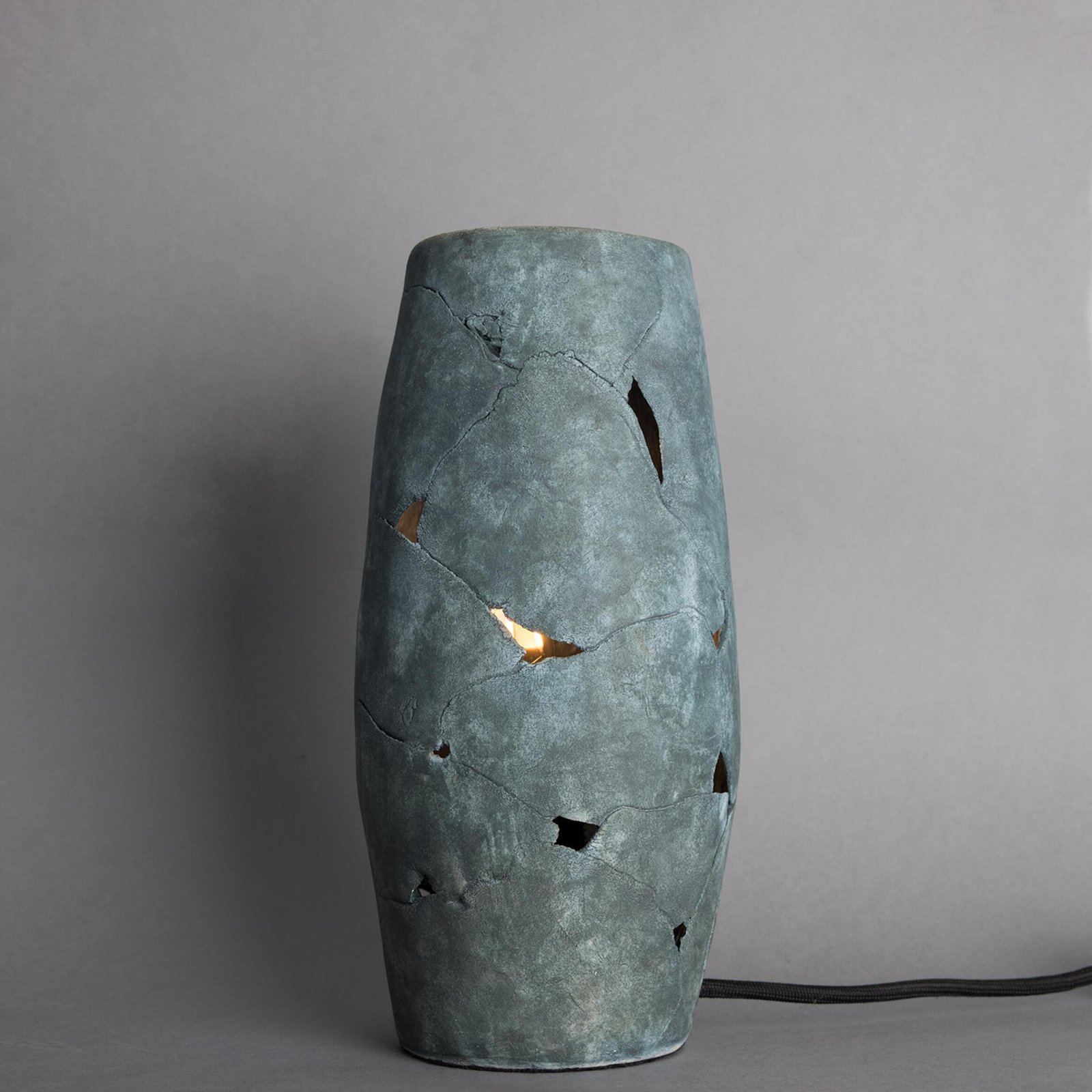 Carya Blue Earth Ceramic Table Lamp