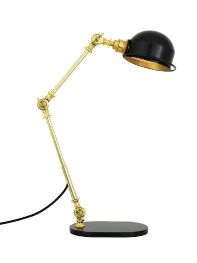Puhos Adjustable Brass Industrial Desk Lamp