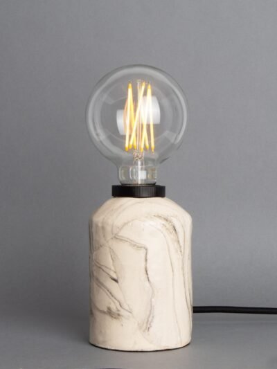 Bixa Marbled Ceramic Table Lamp
