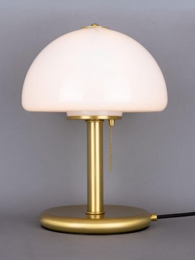 Champignon Mid-Century Glass Mushroom Table Lamp 35cm