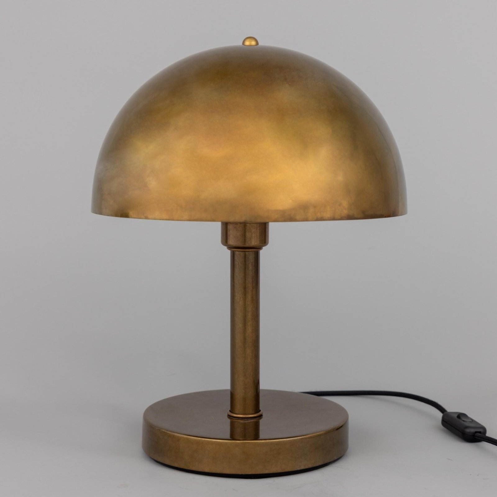 Turku Contemporary Brass Dome Table Lamp 30cm - Image 3