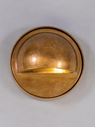Ancona Solid Brass Outdoor Pathway Wall Light 8.7cm IP65