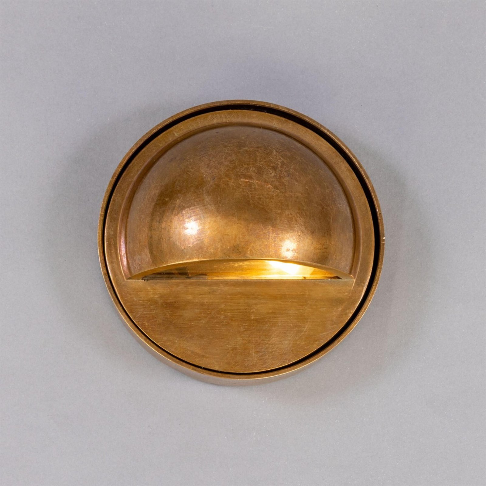 Ancona Solid Brass Outdoor Pathway Wall Light 8.7cm IP65