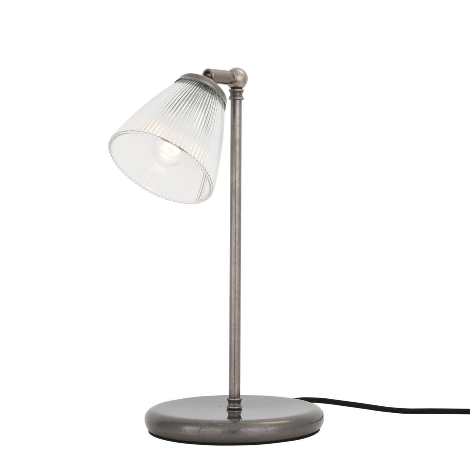 Astana Adjustable Industrial Brass Table Lamp