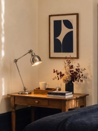 Dale Vintage Brass Adjustable Desk Table Lamp