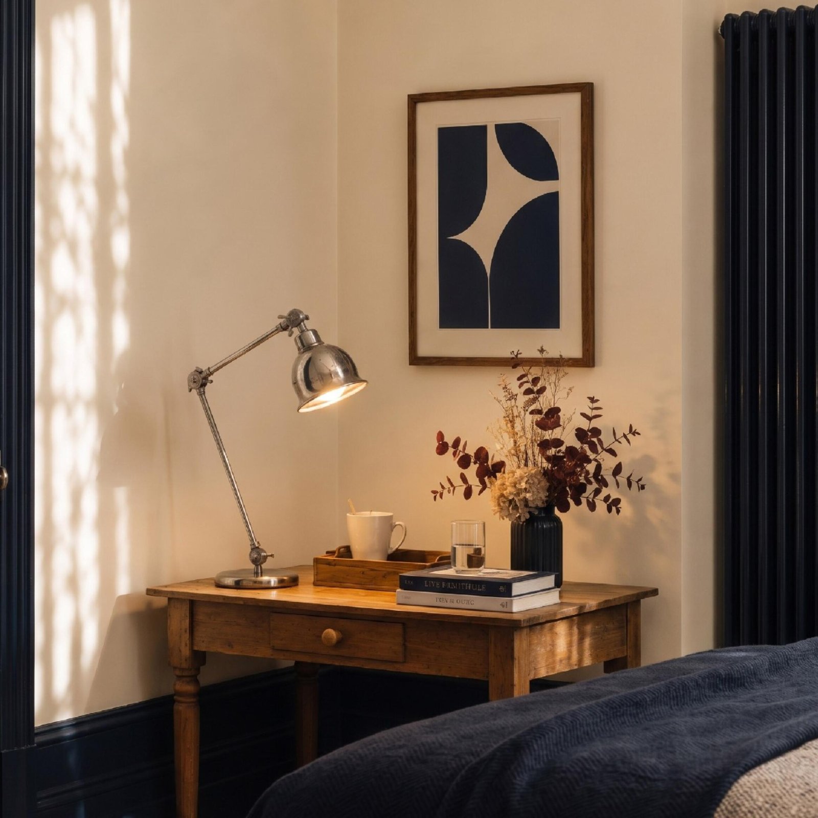 Dale Vintage Brass Adjustable Desk Table Lamp