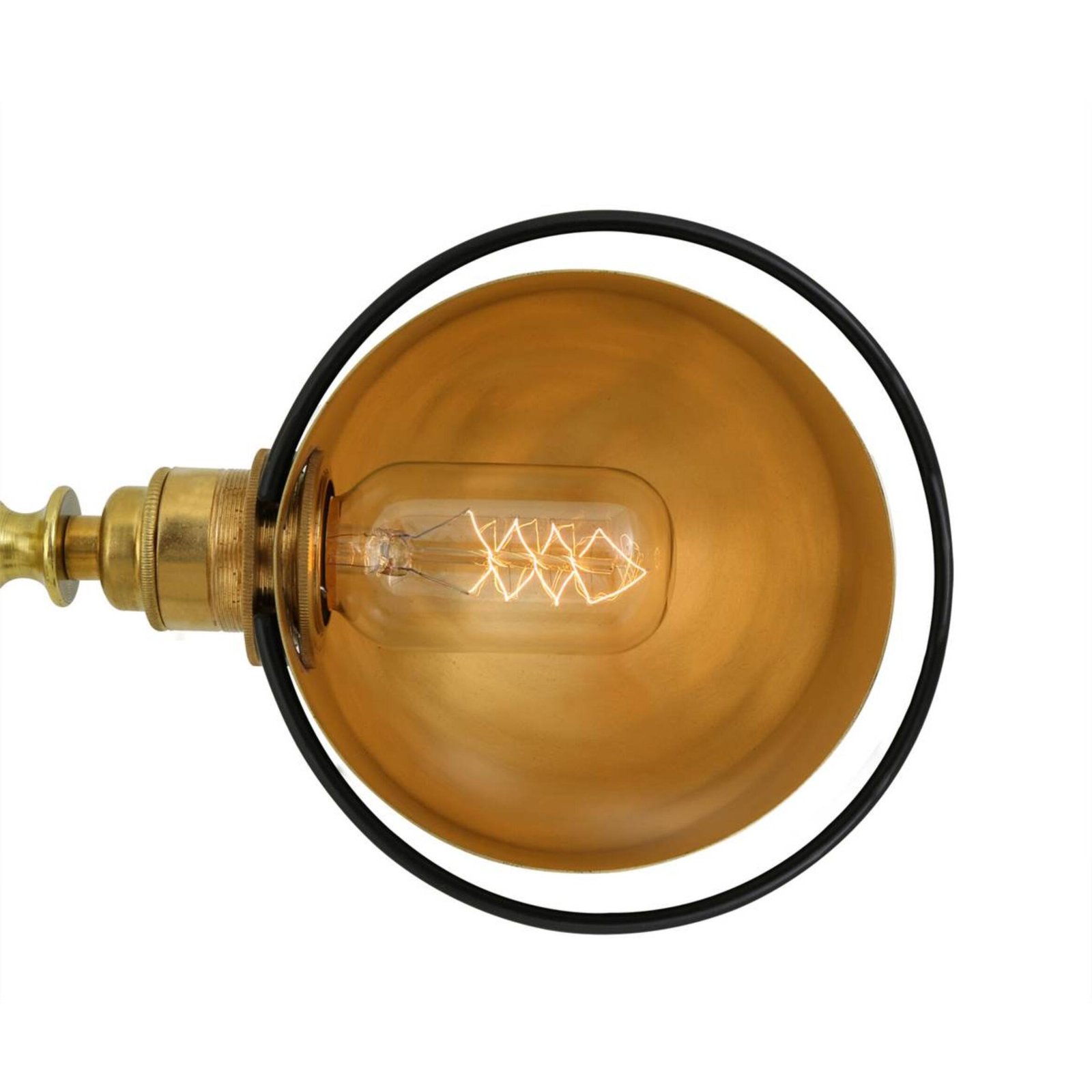 Puhos Adjustable Brass Industrial Desk Lamp - Image 2