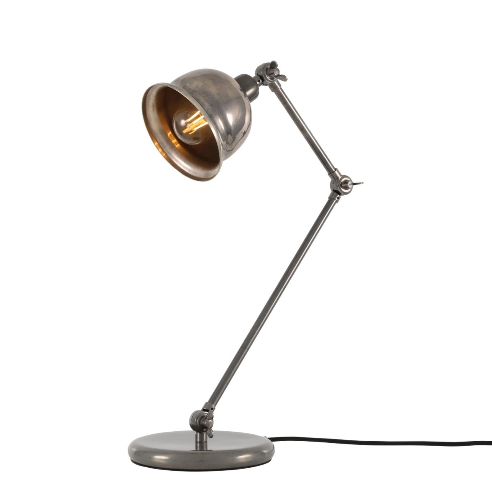 Dale Vintage Brass Adjustable Desk Table Lamp - Image 4