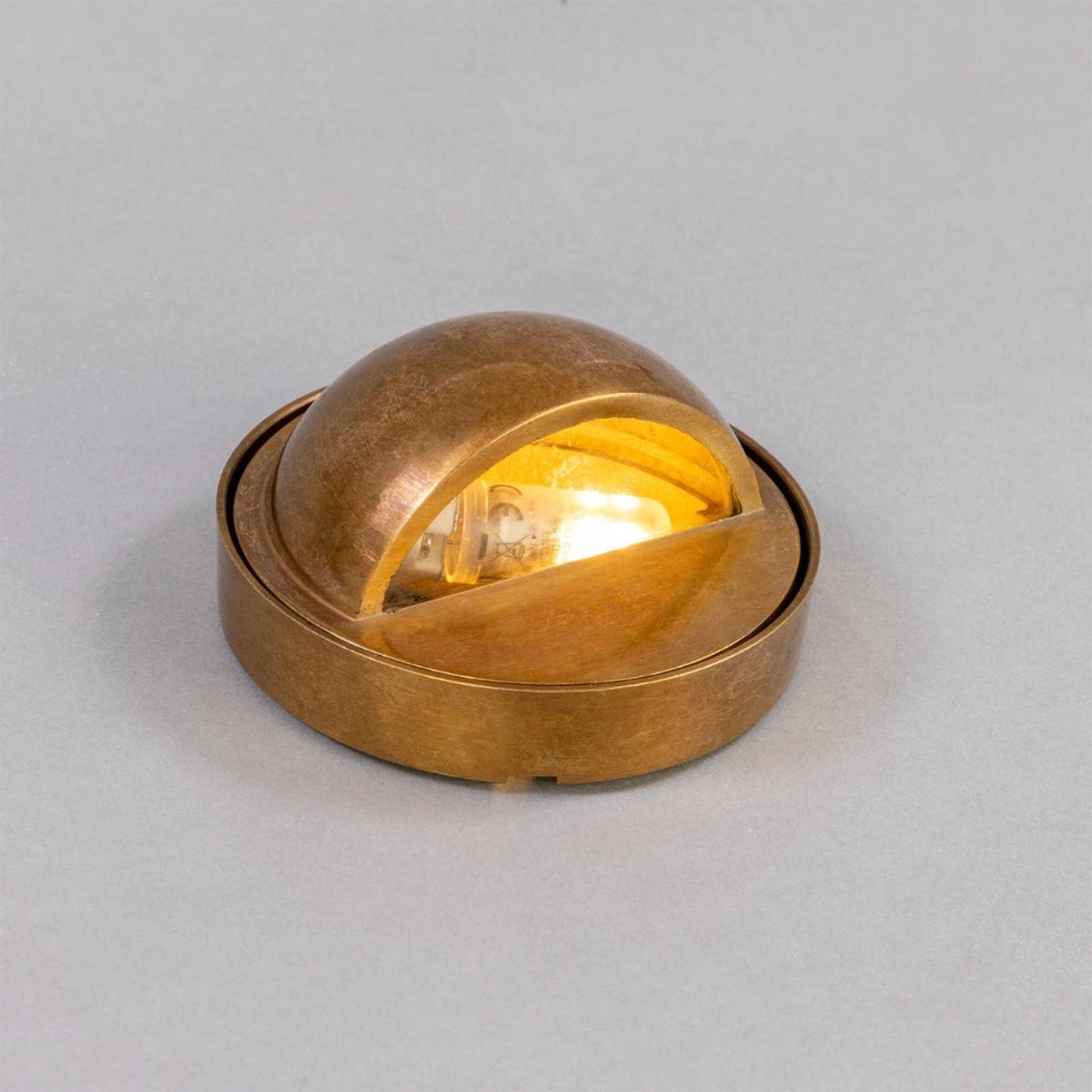 Ancona Solid Brass Outdoor Pathway Wall Light 8.7cm IP65 - Image 3