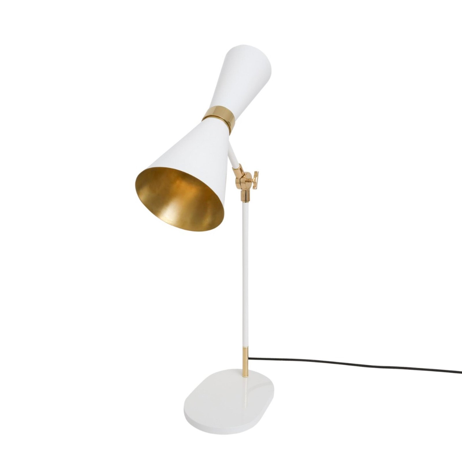 Cairo Mid-Century Modern Brass Table Lamp - Image 4