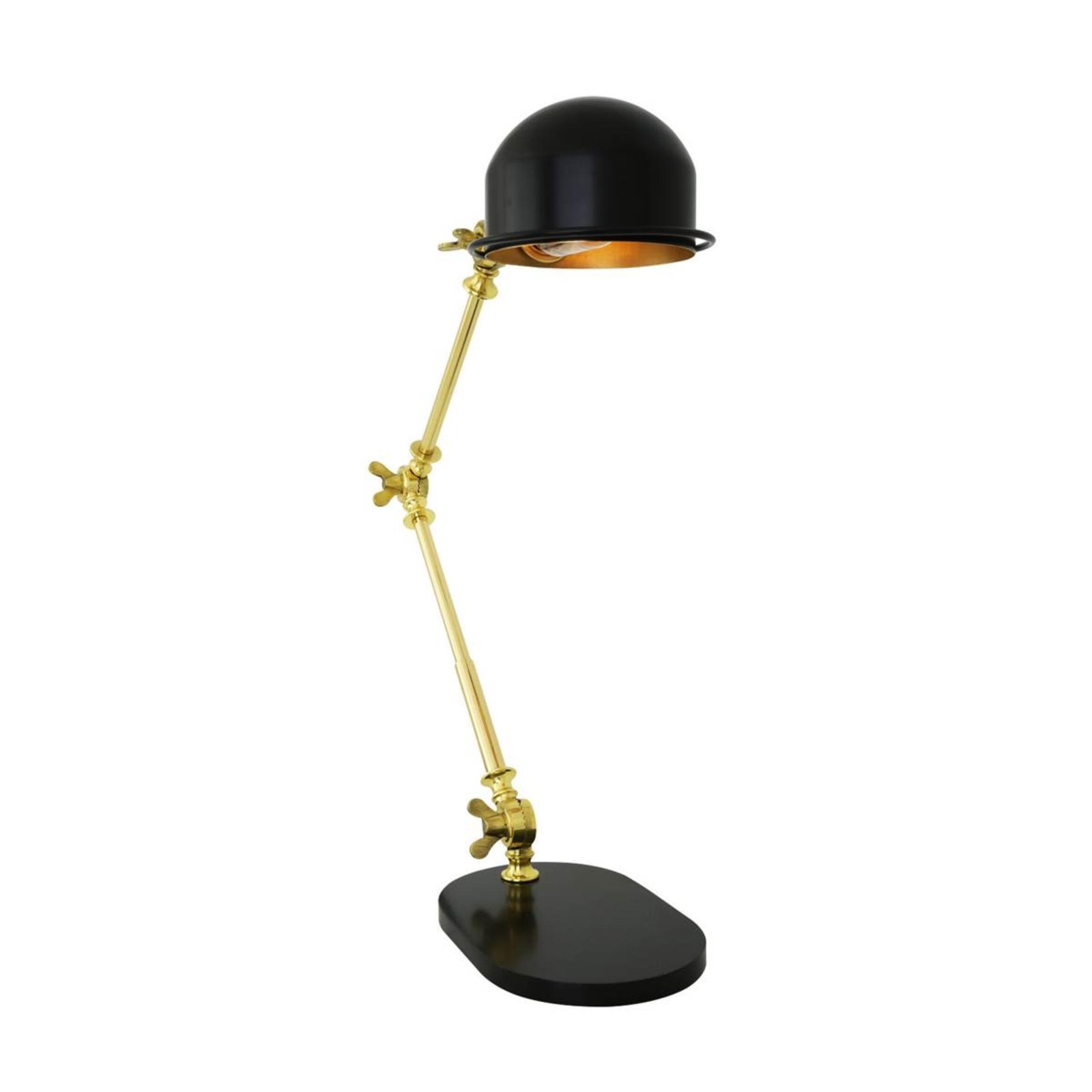 Puhos Adjustable Brass Industrial Desk Lamp - Image 4